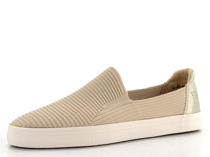 Bagatt slip-on úpletové mokasíny Beige/Gold D31-AKD60-6950