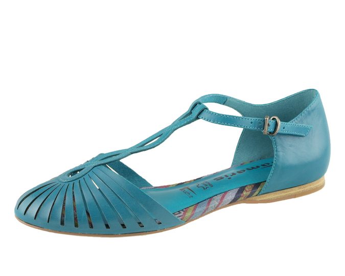 Tamaris sandály turquoise