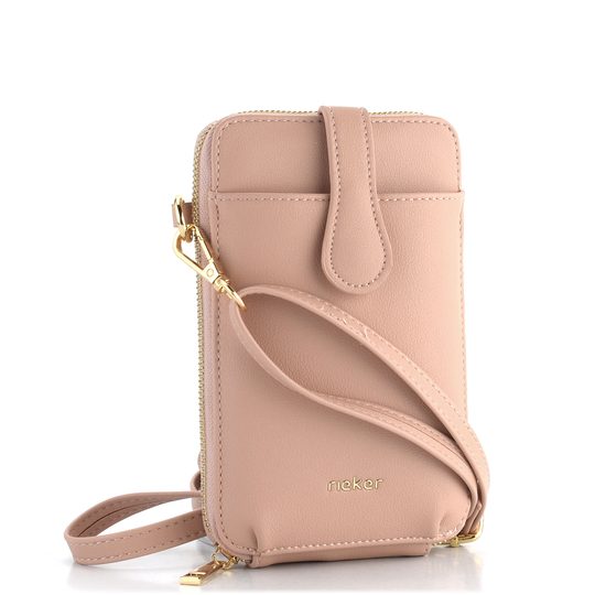 Rieker malá crossbody kabelka/pouzdro na telefon pudrová H1520-31