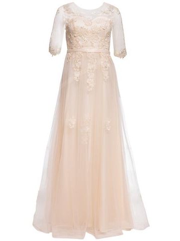 Maxi dress Due Linee - Creme -