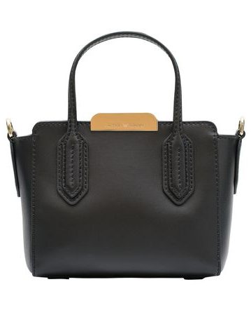 Bolso de cuero de mano para mujer Emporio Armani - Negro -