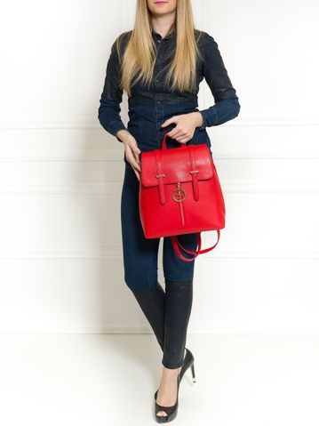 Bőr női táska Glamorous by GLAM - Piros -