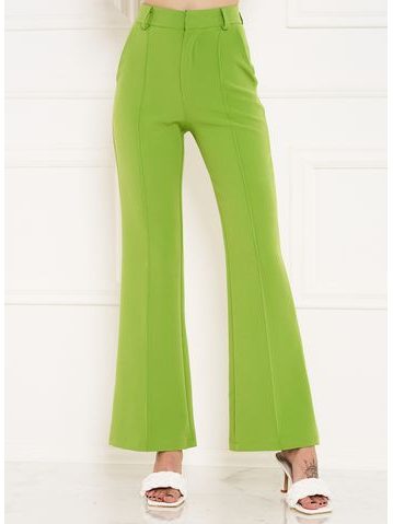 Dámske nohavice - zelené -