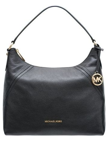Real leather shoulder bag Michael Kors - Black -
