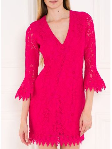 Vestido de encaje de mujer Guess - Rosa -