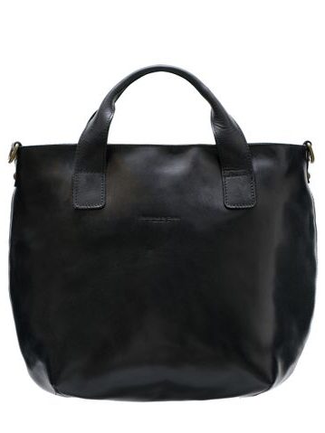 Bolso de cuero de mano para mujer Glamorous by GLAM Santa Croce - Negro -