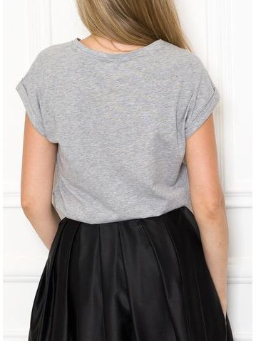 Top Due Linee - Grey -