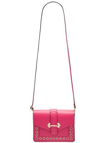 Real leather crossbody bag Glamorous by GLAM - Pink -