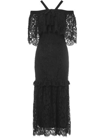 Midi dress Due Linee - Black -