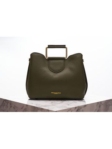 Twinset dámsá kožená crossbody kabelka světle růžová -