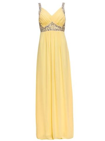 Maxi dress Due Linee - Yellow -