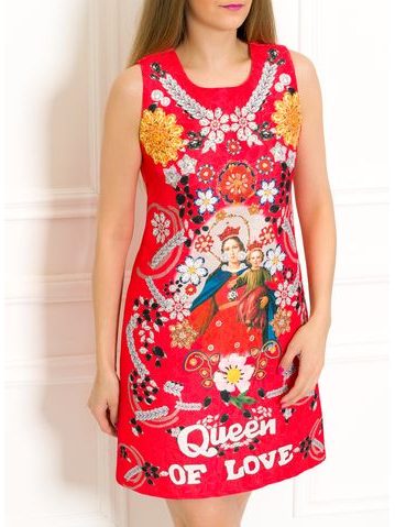 Exkluzívne šaty Queen of love červené -