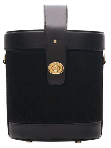 Bolso de cuero de mano para mujer Glamorous by GLAM - Negro -