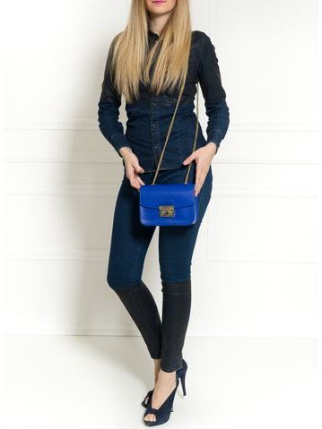 Női bőr crossbody Glamorous by GLAM - Narancssárga -