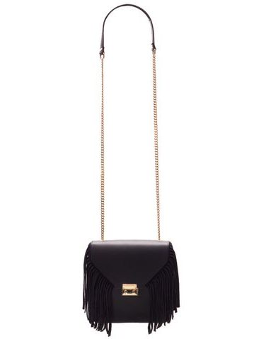 Real leather crossbody bag Glamorous by GLAM - Black -