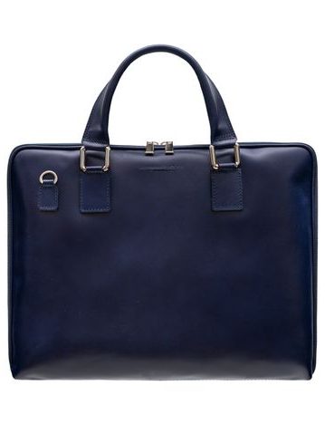 Real leather handbag Glamorous by GLAM - Dark blue -