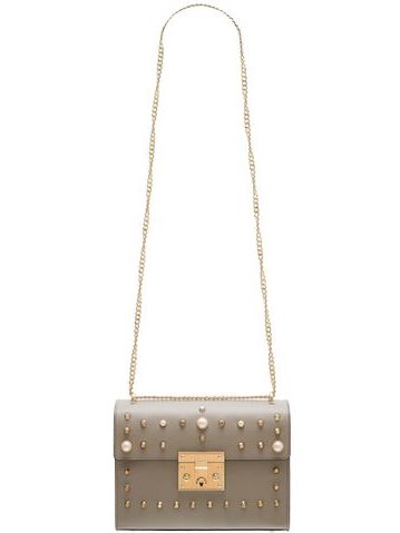 Bolso de cuero crossbody para mujer Glamorous by GLAM - Gris -