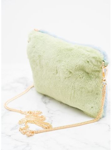 Női bőr clutch Glamorous by GLAM - Bézs -