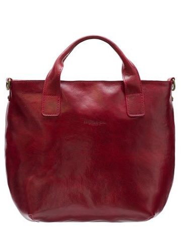 Real leather handbag Glamorous by GLAM Santa Croce - Wine -