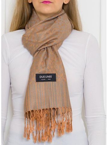 Women's scarf Due Linee - Grey -