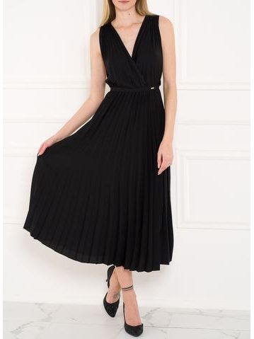 Dámske plisované čierne šaty Guess by Marciano -