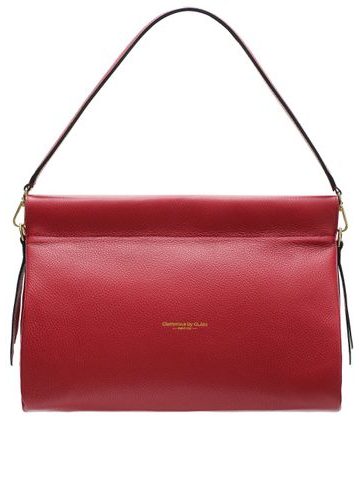 Bolso de hombro de cuero para mujer Glamorous by GLAM - Rojo -