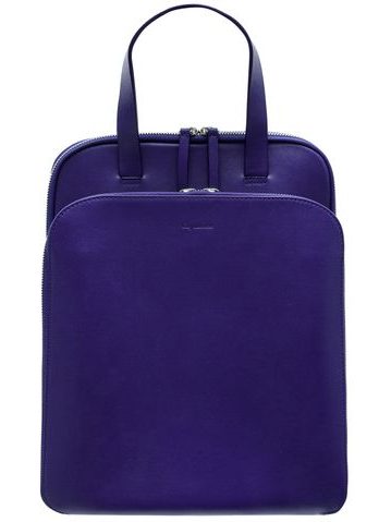 Bolso de cuero de mano para mujer Guy Laroche Paris - Azul -