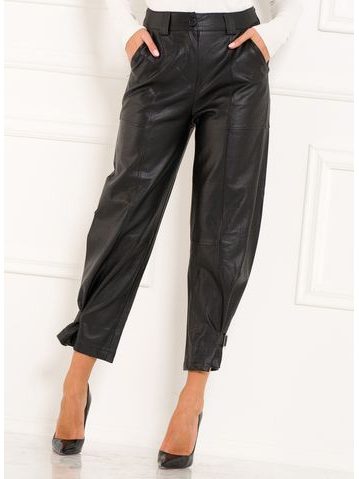 Pantalones de mujer Due Linee - Negro -