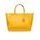 Kožená kabelka ze safiánové kůže jednoduchá - žlutá -