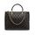 Bolso de cuero de mano para mujer Glamorous by GLAM - Marrón -