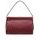 Bolso de hombro de cuero para mujer Glamorous by GLAM - Borgoña -