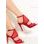 Women's sandals GLAM&GLAMADISE - Red -