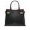 Bolso de cuero de mano para mujer Glamorous by GLAM - Negro -