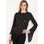 Top de mujer Due Linee - Negro -