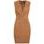 Italian dress Due Linee - Brown -