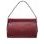 Bolso de hombro de cuero para mujer Glamorous by GLAM - Borgoña -