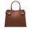 Real leather handbag Glamorous by GLAM - Brown -