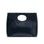 Real leather handbag Glamorous by GLAM Santa Croce - Dark blue -