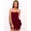 Bandage dress GLAM&GLAMADISE - Wine -