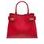 Bolso de cuero de mano para mujer Glamorous by GLAM - Rojo -