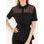 Women's top Due Linee - Black -