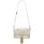 Bolso de cuero crossbody para mujer Due Linee - Beige -