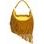 Real leather shoulder bag Glamorous by GLAM - Yellow -