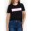 Women's T-shirt Due Linee - Black -