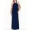 Maxi dress Due Linee - Dark blue -