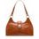 Bolso de hombro de cuero para mujer Glamorous by GLAM Santa Croce - Marrón -