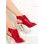 Women's sandals GLAM&GLAMADISE - Red -