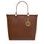 Real leather handbag Glamorous by GLAM - Brown -