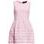 Női A-vonalú ruha Due Linee - Rózsaszín -