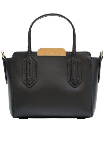 Bolso de cuero de mano para mujer Emporio Armani - Negro -